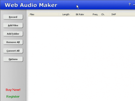 Web Audio Maker Screenshot 1
