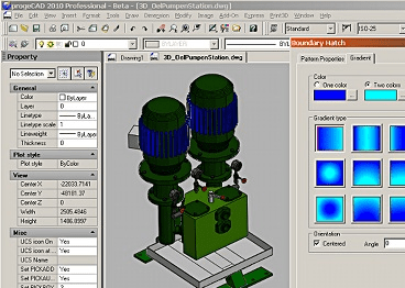 progeCAD Professional 2009 DWG CAD Screenshot 1
