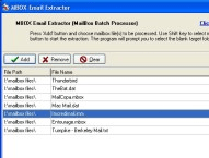 MBOX Email Extractor Screenshot 1