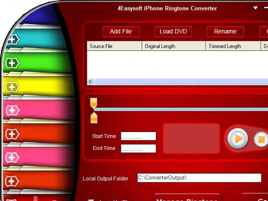 4Easysoft iPhone Ringtone Converter Screenshot 1