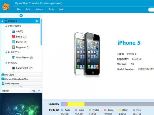Tipard iPad Transfer Pro Screenshot 1