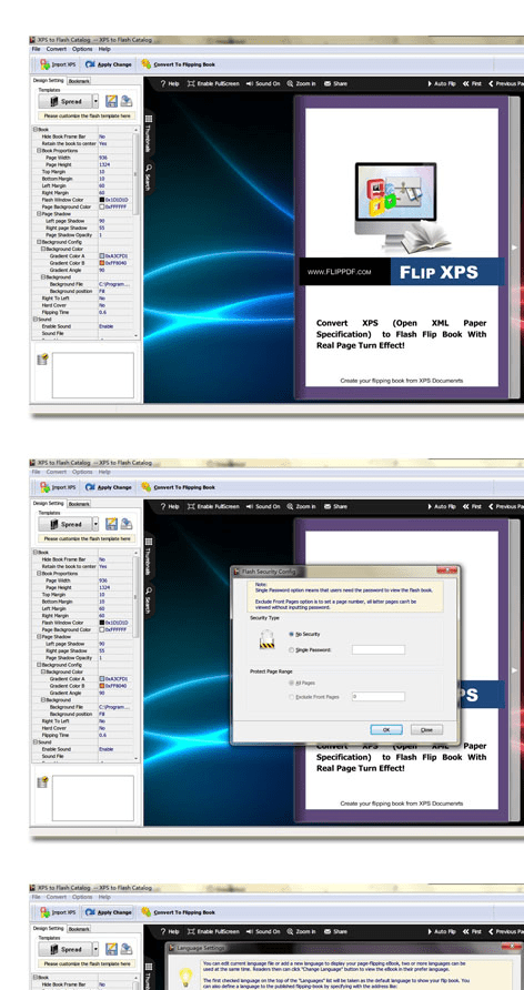 XPS to Flash Catalog Screenshot 1