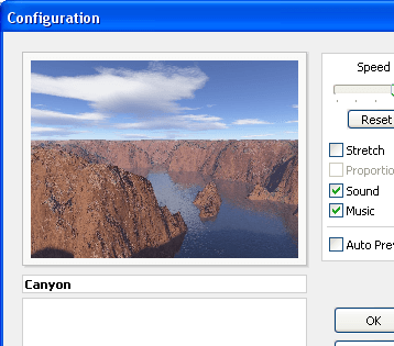 Canyons Screensaver Screenshot 1