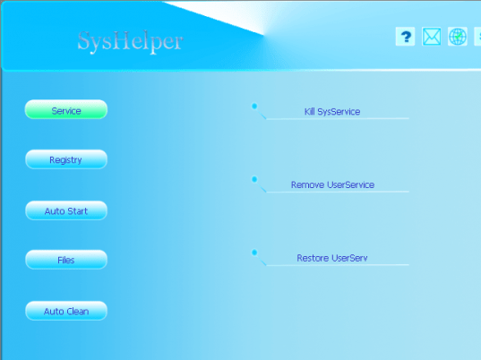 SysHelper Screenshot 1
