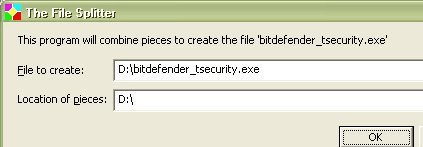 The File Splitter Screenshot 1