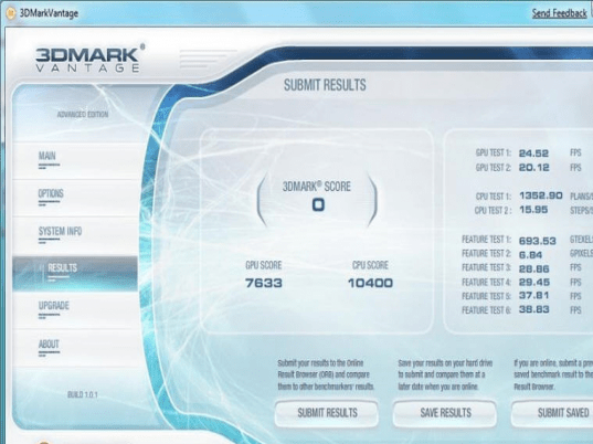 3DMark Vantage Screenshot 1