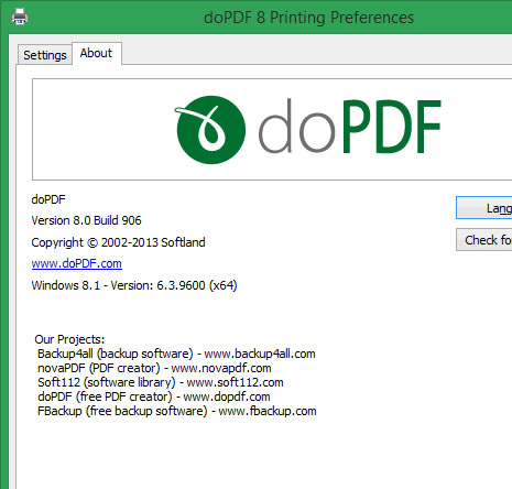 doPDF Screenshot 1