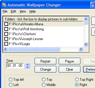 Automatic Wallpaper Changer Screenshot 1