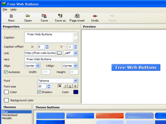 Free Web Buttons Screenshot 1