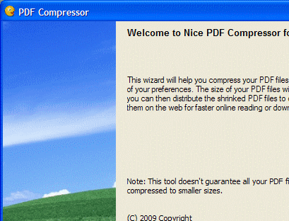 Free PDF Compressor Screenshot 1