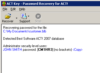 ACT Key Screenshot 1