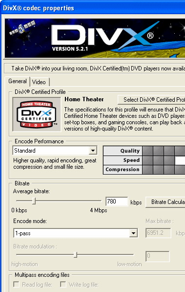 DivX Player (with DivX Codec) for 98/Me Screenshot 1