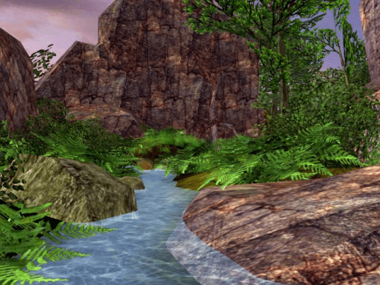 Spring Valley 3D Screensaver Screenshot 1