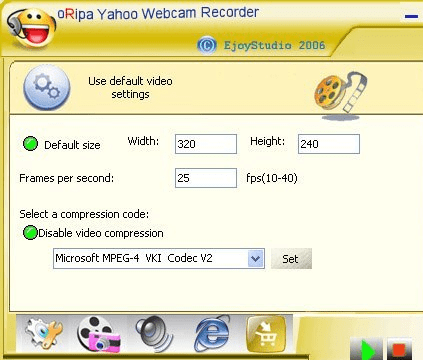 oRipa Yahoo Webcam Recorder Screenshot 1