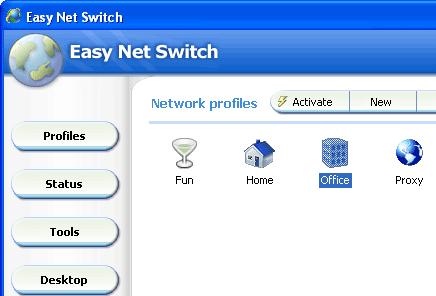 Easy Net Switch Screenshot 1
