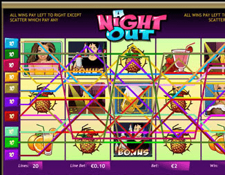 A Night Out Slots Portable Screenshot 1