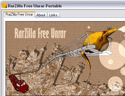 RarZilla Free Unrar Portable Screenshot 1