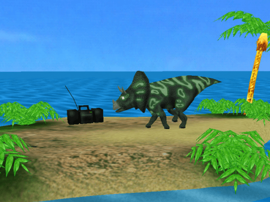 Disco Dino Screensaver Screenshot 1