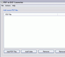 PDF to DXF Converter - 2010.11.3 Screenshot 1