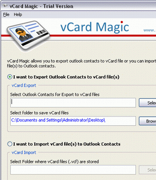 Multiple vCard Import Screenshot 1