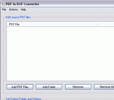 PDF to DXF Converter - 2011.10 Screenshot 1