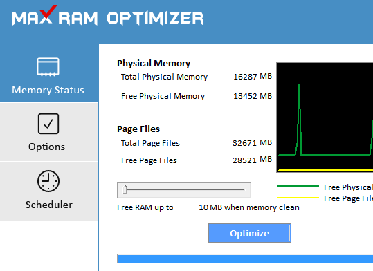 Max RAM Optimizer Screenshot 1