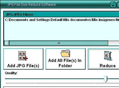 JPG File Size Reduce Software Screenshot 1
