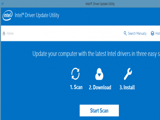 Intel Driver Update Utility Screenshot 1