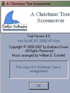 A Christmas Tree Screensaver Screenshot 1