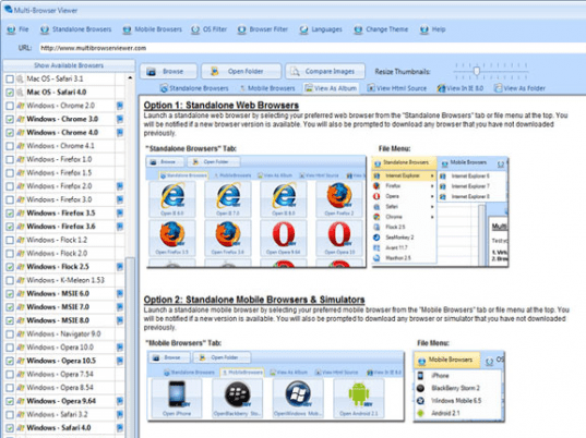 Multi-Browser Viewer Screenshot 1