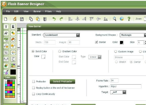 Flash Banner Designer Screenshot 1