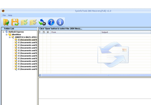 SysInfoTools Outlook Express Email Recovery Screenshot 1